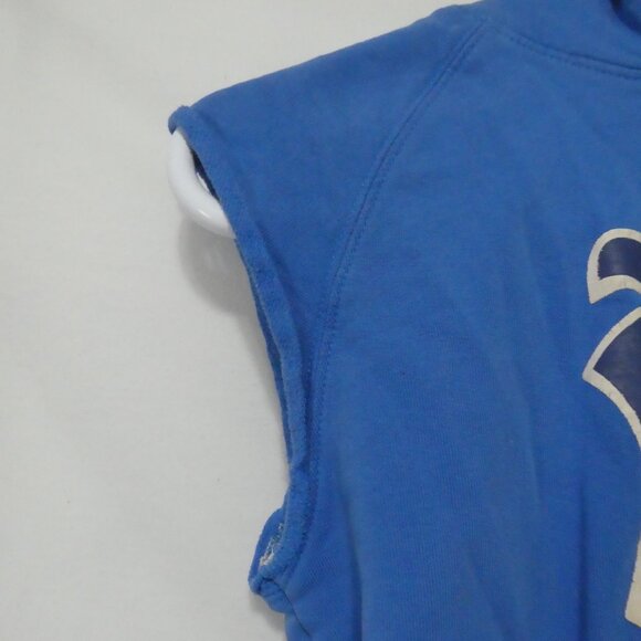 H&M - Young | 11-12 years | Blue Sleeveless Graphic Hoodie - Picture 5 of 15
